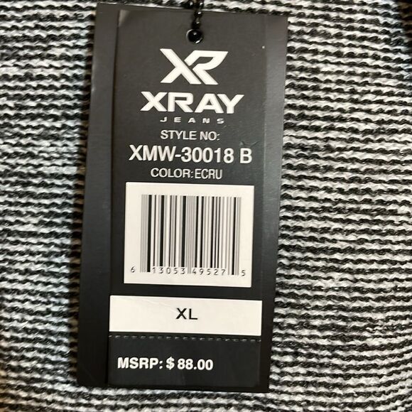 X-Ray Men's Full-Zip Sherpa Knit Hoodie Sweater size XL NWT - Picture 9 of 11